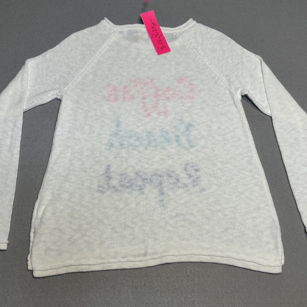 Lilly Pulitzer Sweater Womens Small Danette Coffee Beach Repeat Pullover NWT - Picture 11 of 12